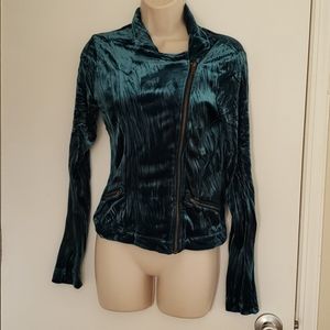 Mudd Velor Moto Jacket Size M